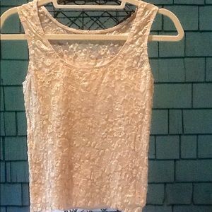 G Wheels Lace top. Small